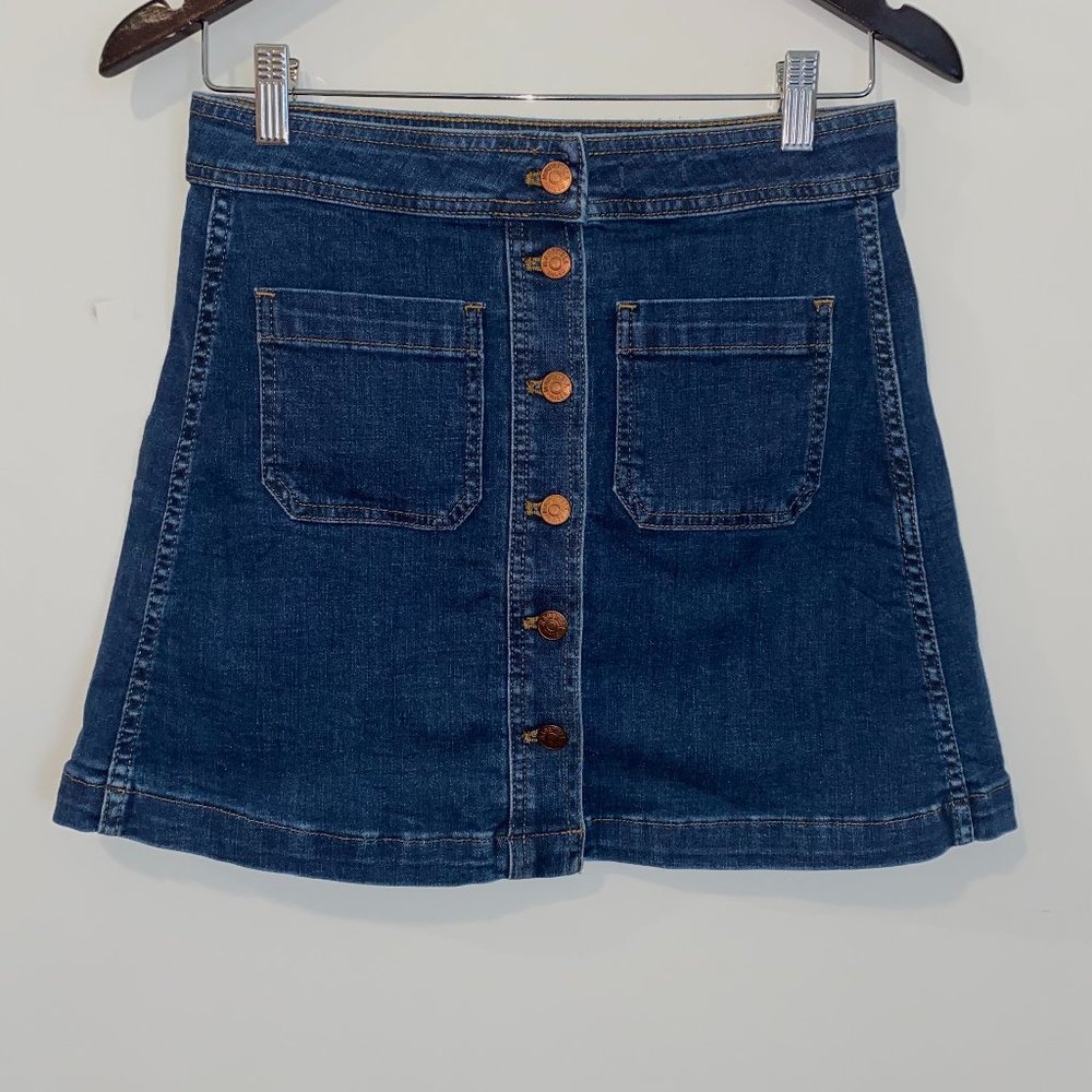 Stretch Denim A-Line